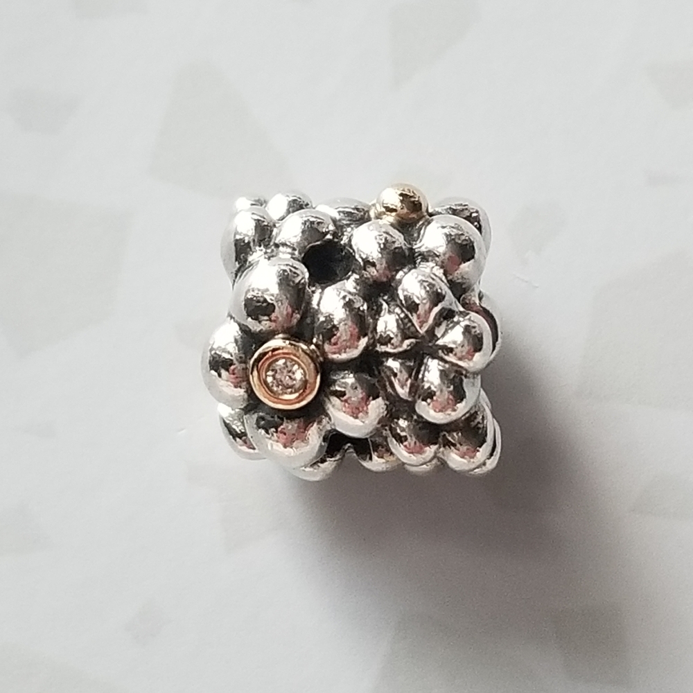 For Jan- Pandora Retired Daisy Diamond 790317D Charm